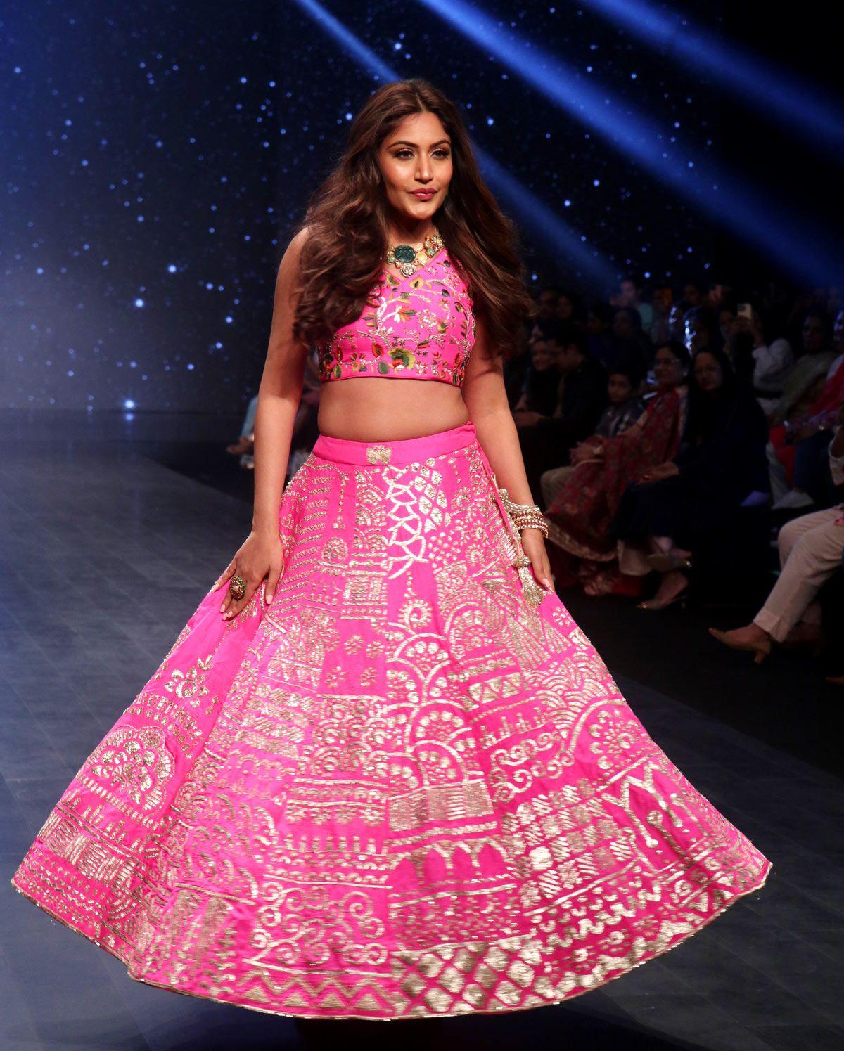 Surbhi Chandna walks for Anisha Jalak Desai at Bombay Times Fashion Week 2022