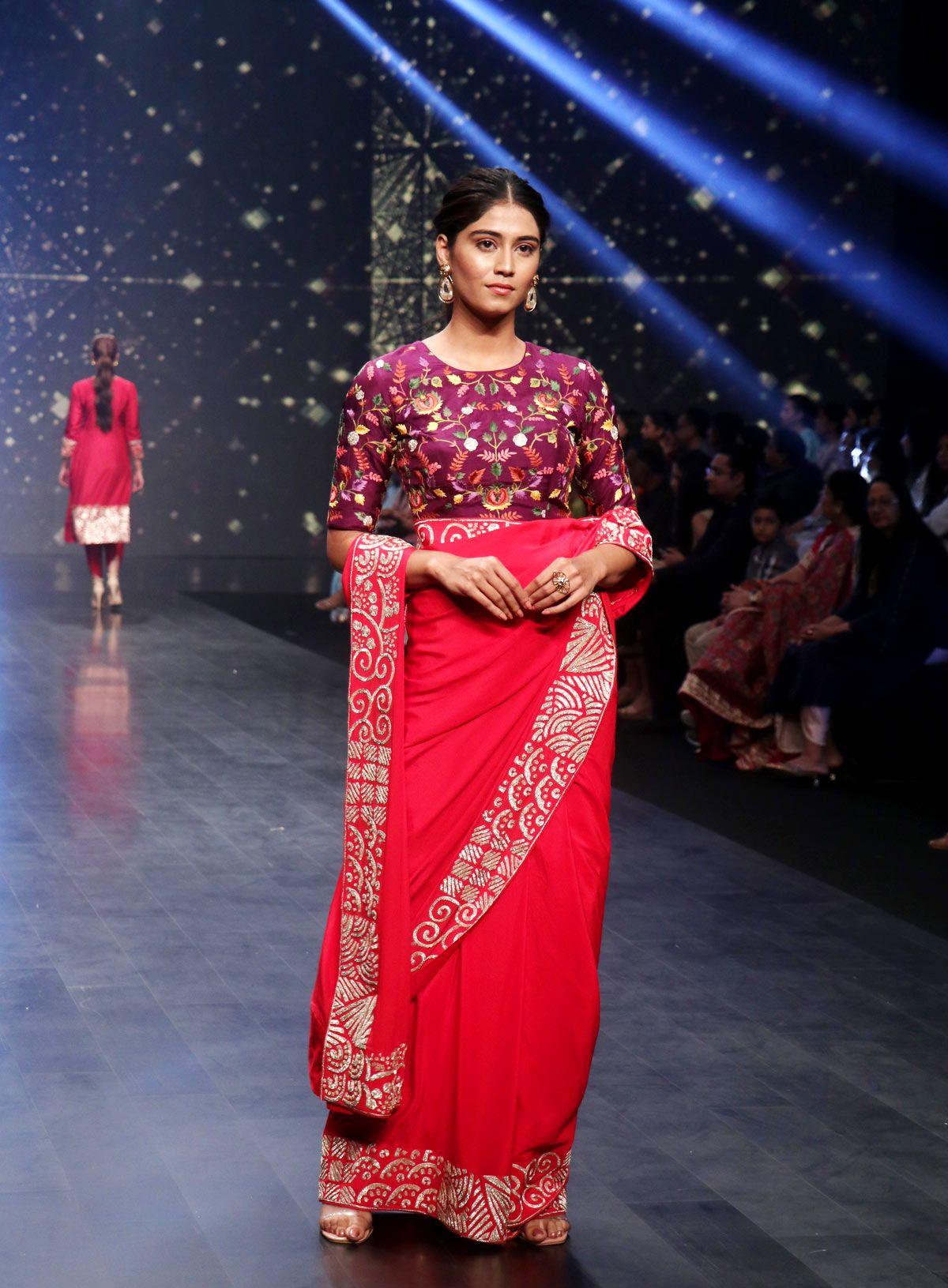 Surbhi Chandna walks for Anisha Jalak Desai at Bombay Times Fashion Week 2022