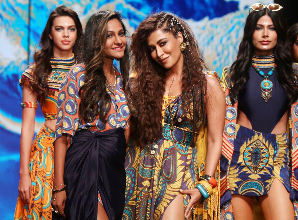 Chitrangda Singh for Eesha Amiin at FDCI x Lakme Fashion Week 2022