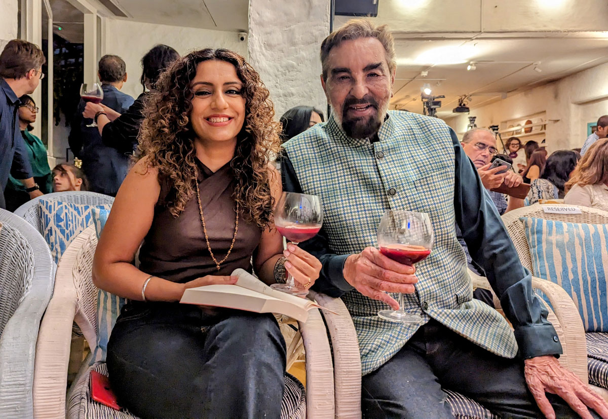 Kabir Bedi with Parveen Dusanj