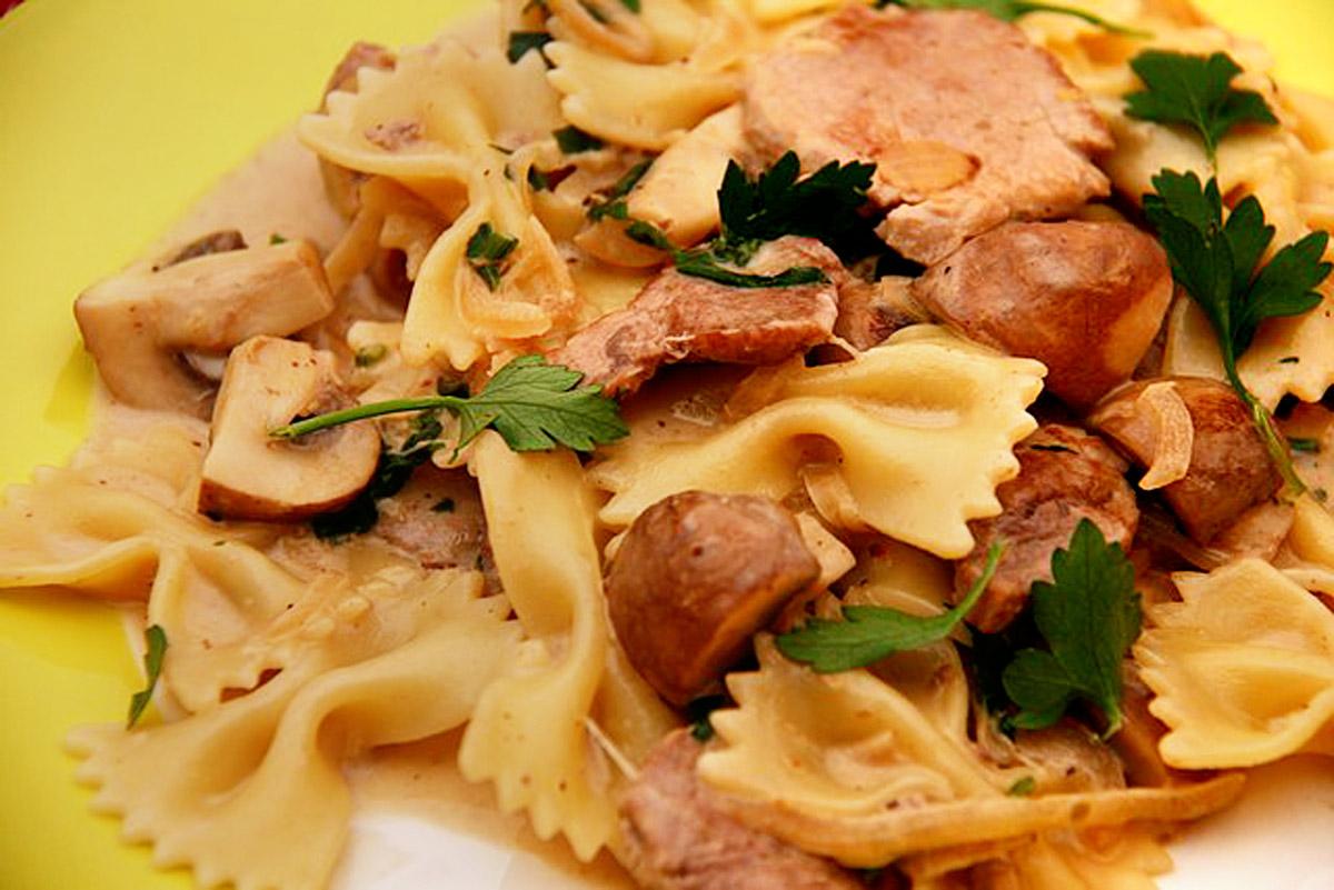 Fiocchi with Mushrooms