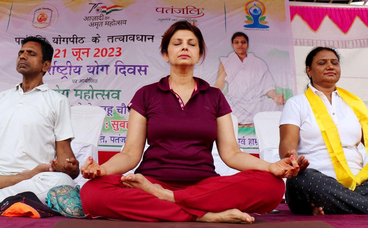 International Yoga day 2023 at Juhu