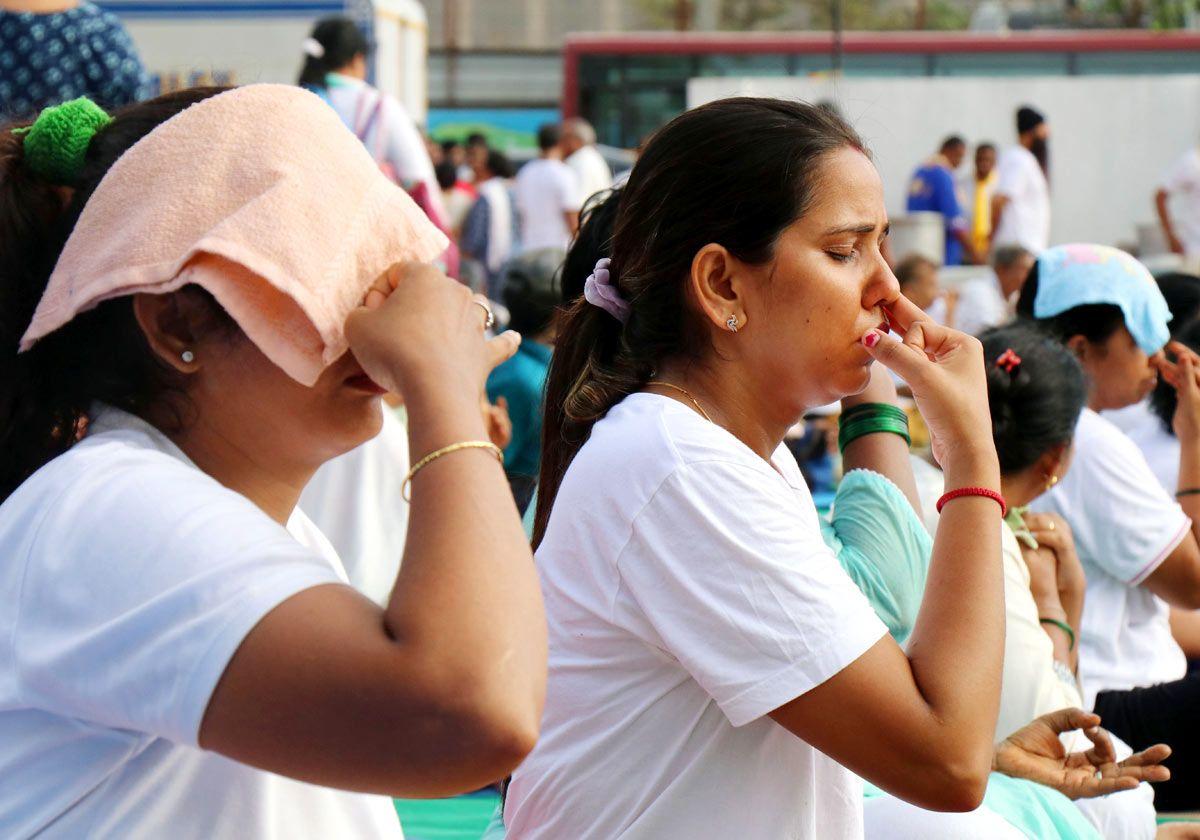 International Yoga day 2023 at Juhu