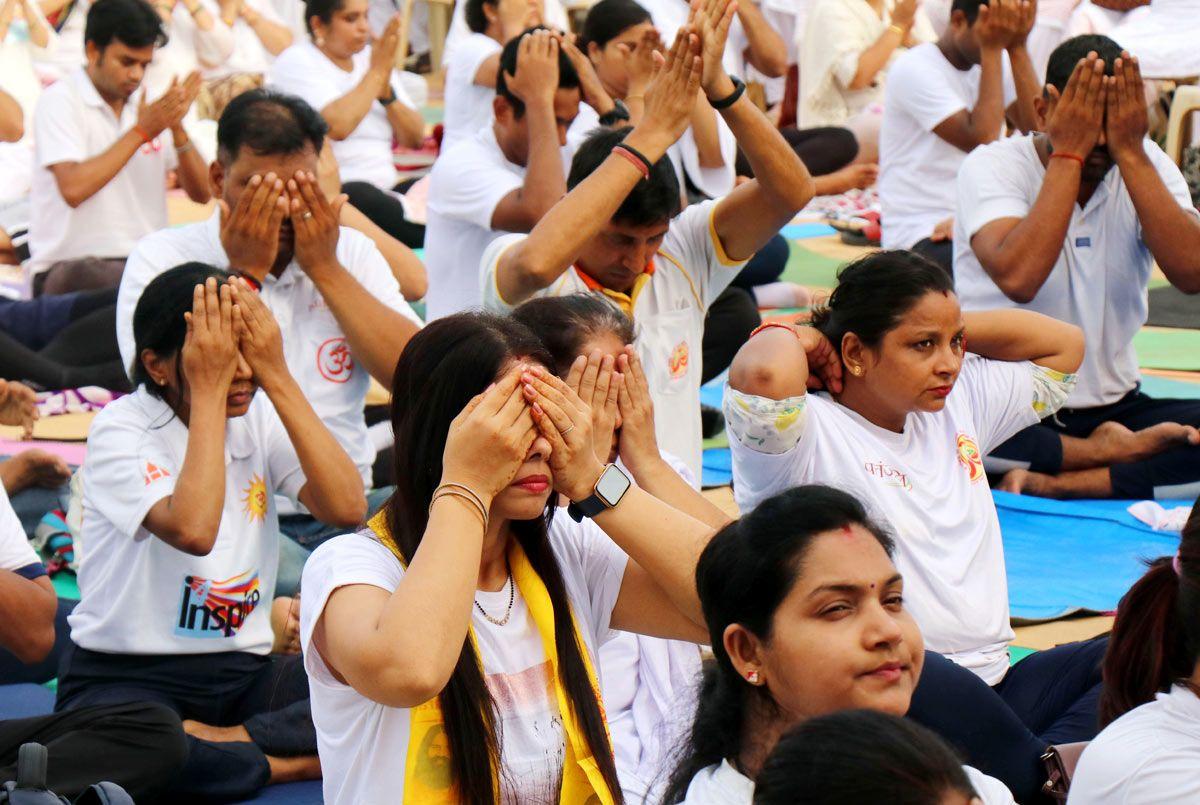 International Yoga day 2023 at Juhu