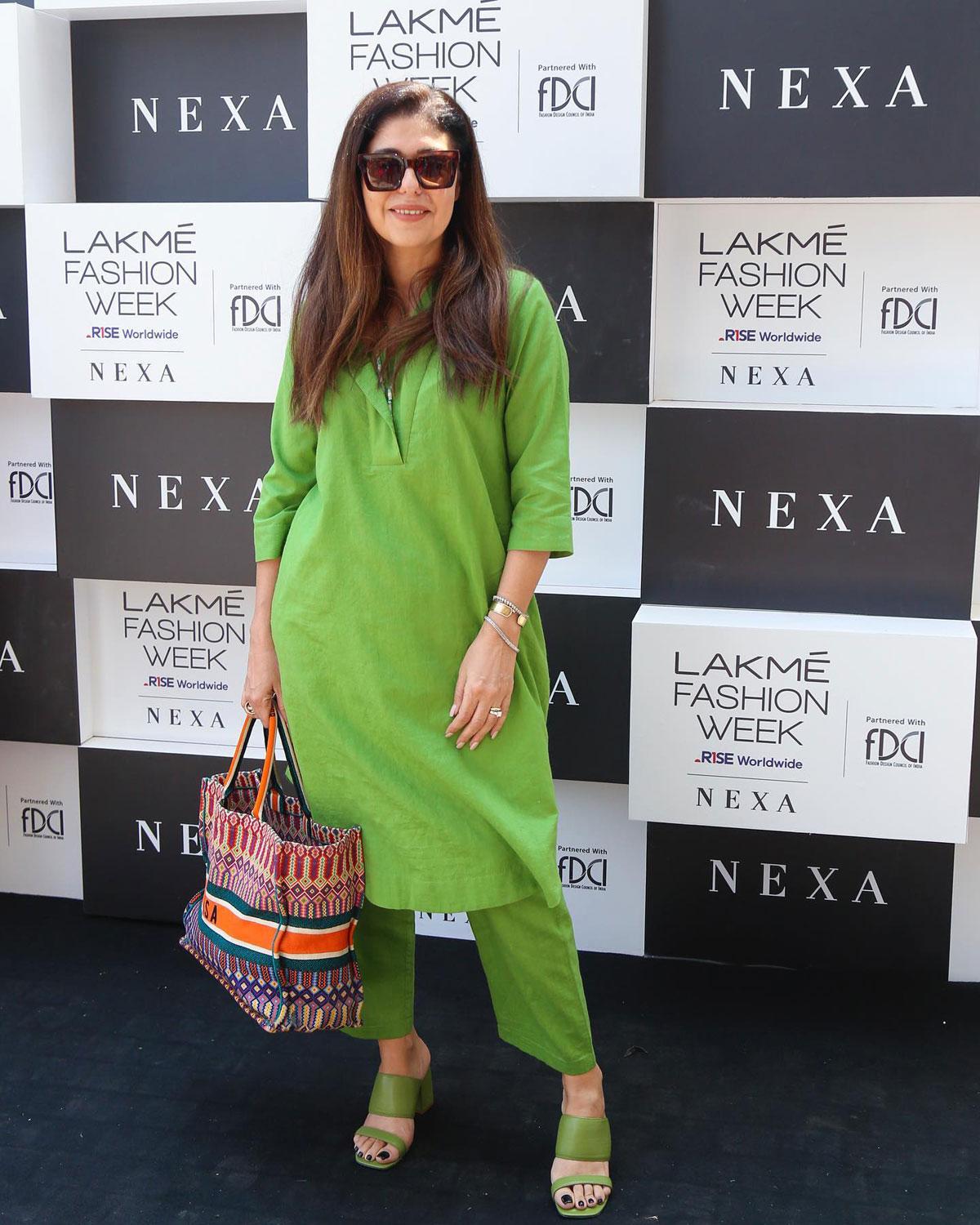 Celebs at Lakme Fashion Week X FDCI