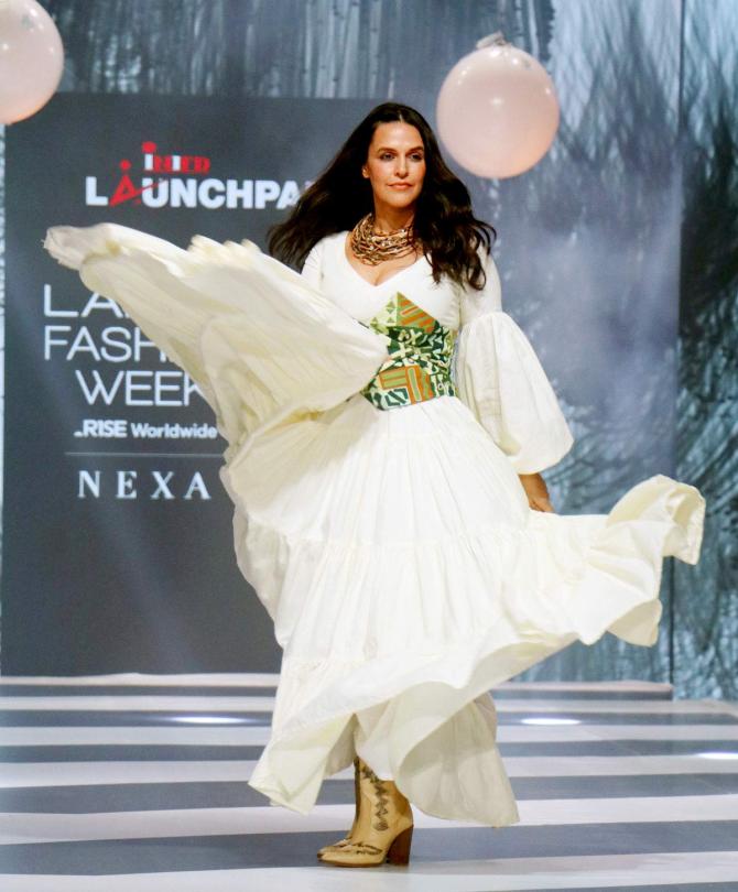 Neha Dhupia at LFW