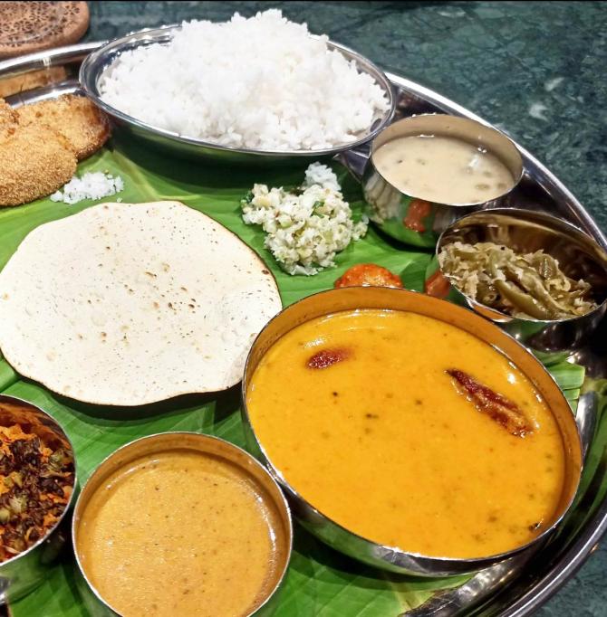 Summer lunch thali