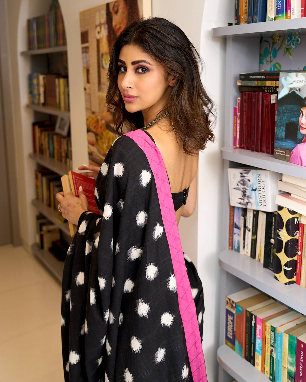 Mouni's Backless Style Will Take Your Breath Away