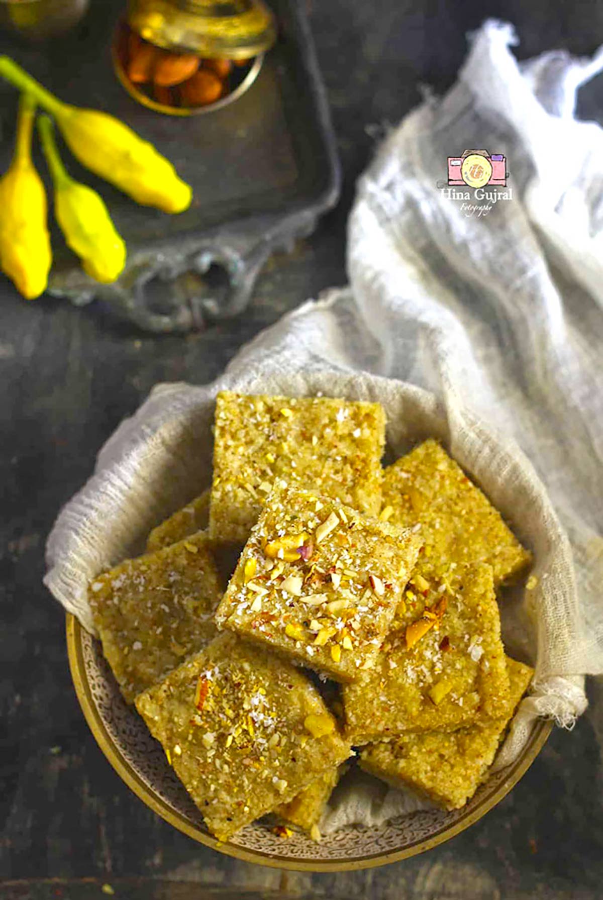 Recipe: Hina Gujral's Panjiri Barfi