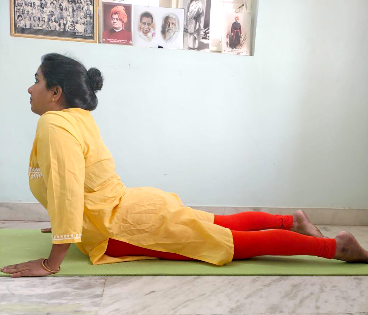 Bhujangasana (Cobra pose)