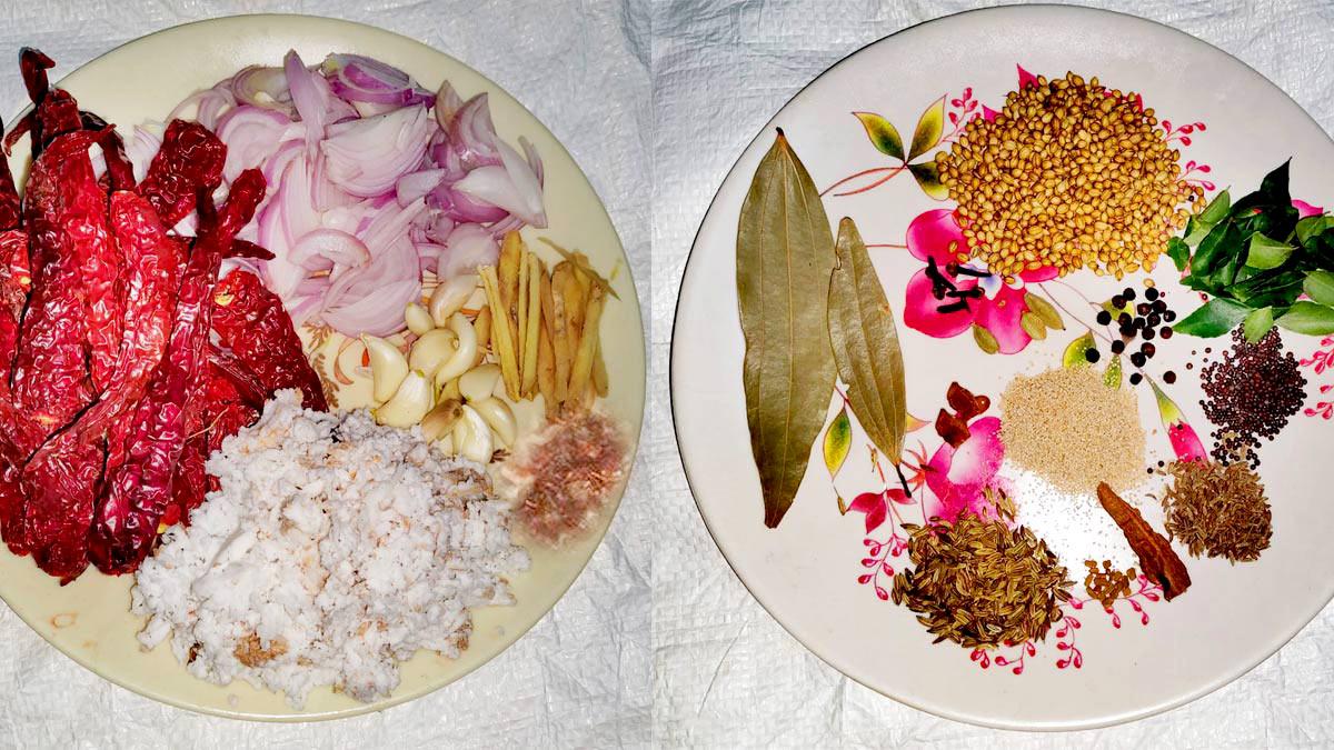 Ingredients for Manisha Kotian's Mutton Curry