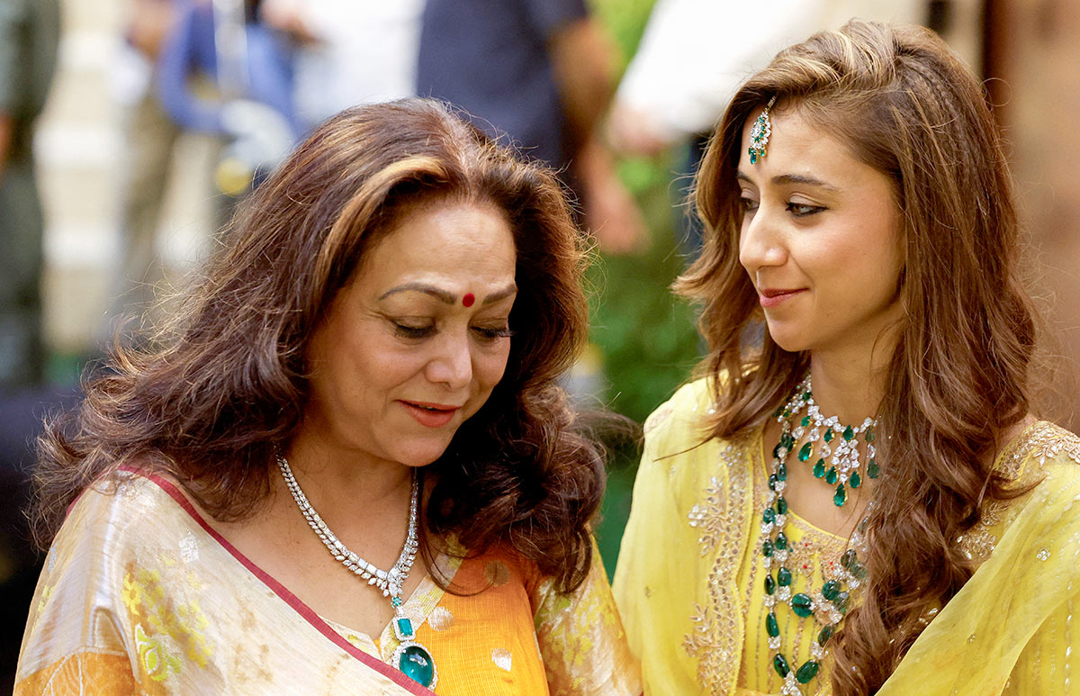 Radhika Merchant and Anant Ambani haldi ceremony