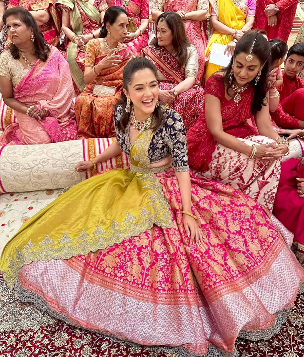 Radhika Merchant and Anant Ambani haldi ceremony