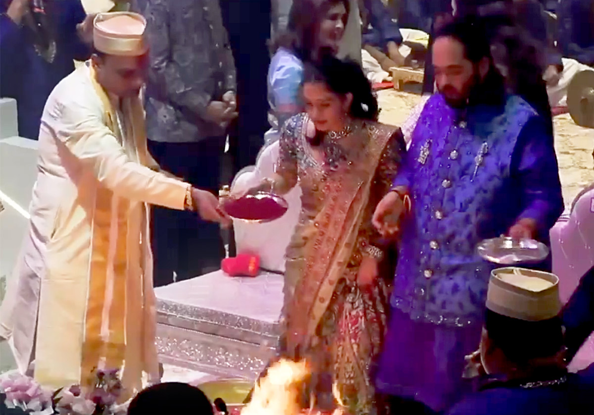 Radhika Merchant and Anant Ambani Shiv Shakti puja