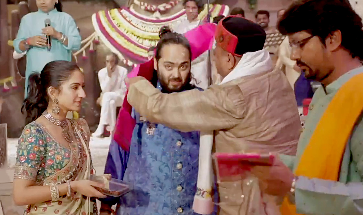 Radhika Merchant and Anant Ambani Shiv Shakti puja