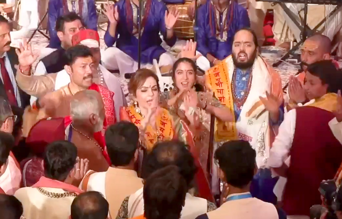 Radhika Merchant and Anant Ambani Shiv Shakti puja