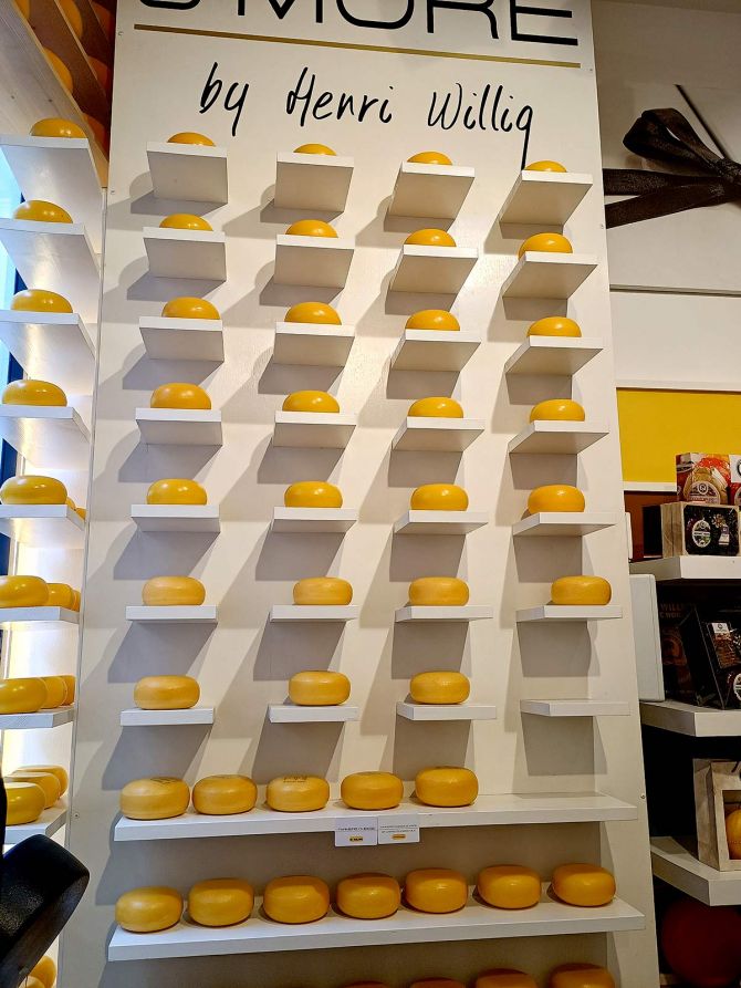Gouda cheese in Amsterdam