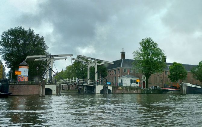 An Amsterdam drawbridge
