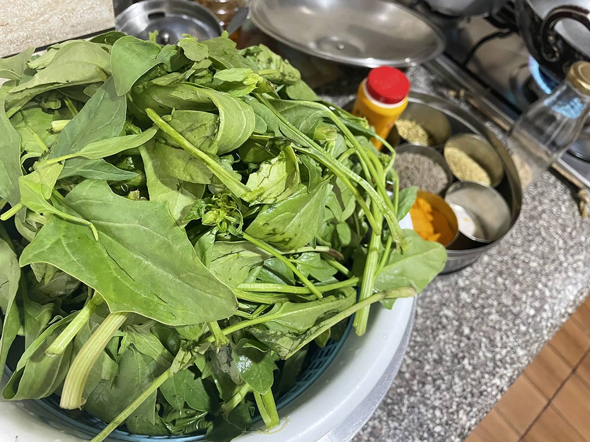 Recipe: Vidhya's Kumaoni-Style Spinach