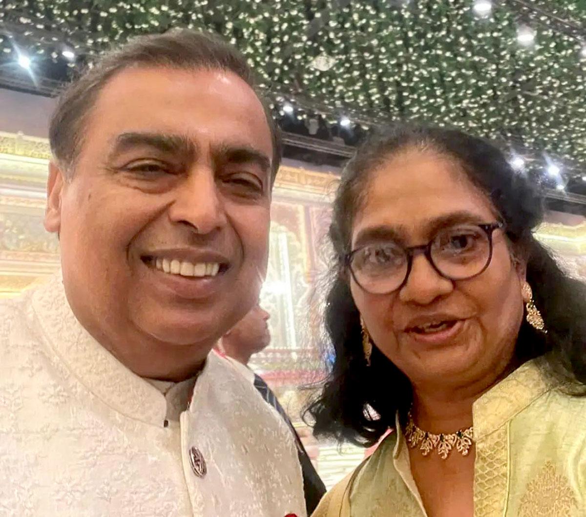 With Mukesh Ambani