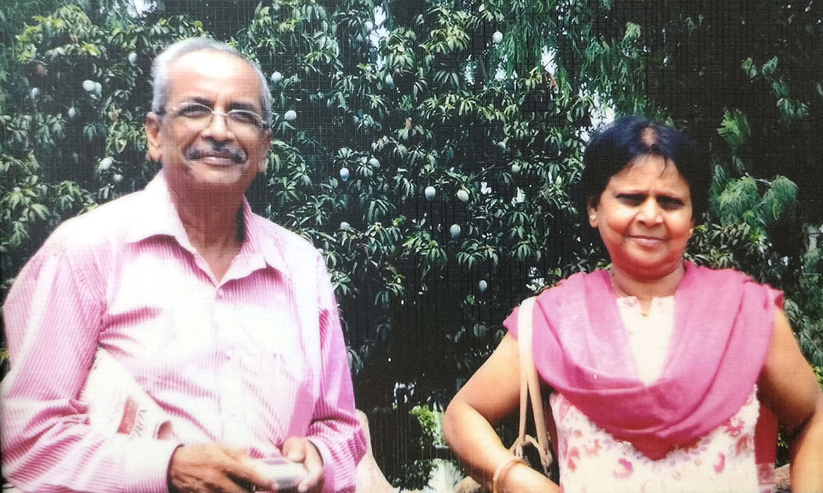 Father's Day: Devendra Prasad Singh and his wife
