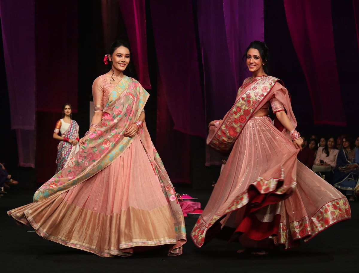 Gaurang Shah presents his collection Gulal at Lakme Fashion Week 2024