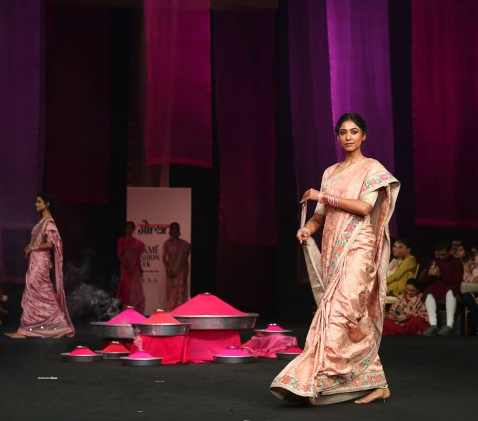 Gaurang Shah presents his collection Gulal at Lakme Fashion Week 2024