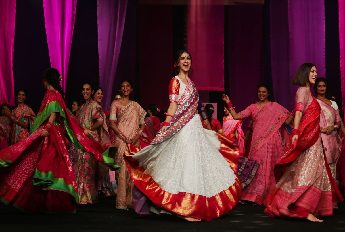 Gaurang Shah presents his collection Gulal at Lakme Fashion Week 2024