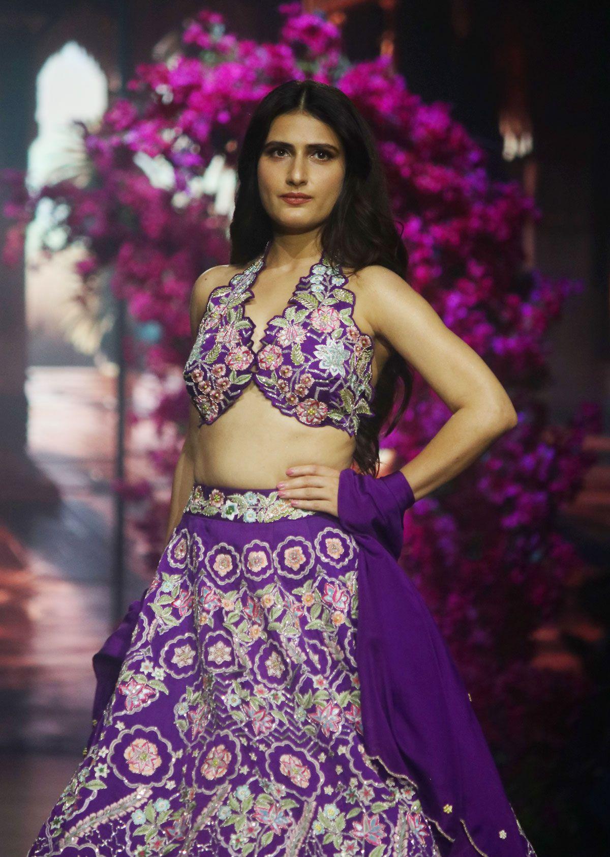 Fatima Sana Shaikh walks for Arvind Ampula at Lakme Fashion Week 2024