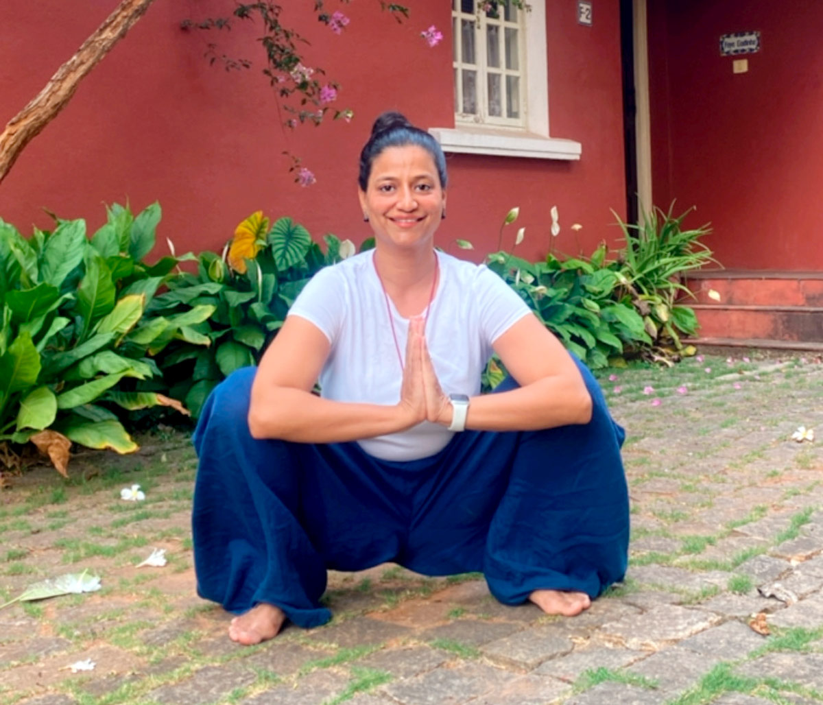 Mandukasana Frog pose