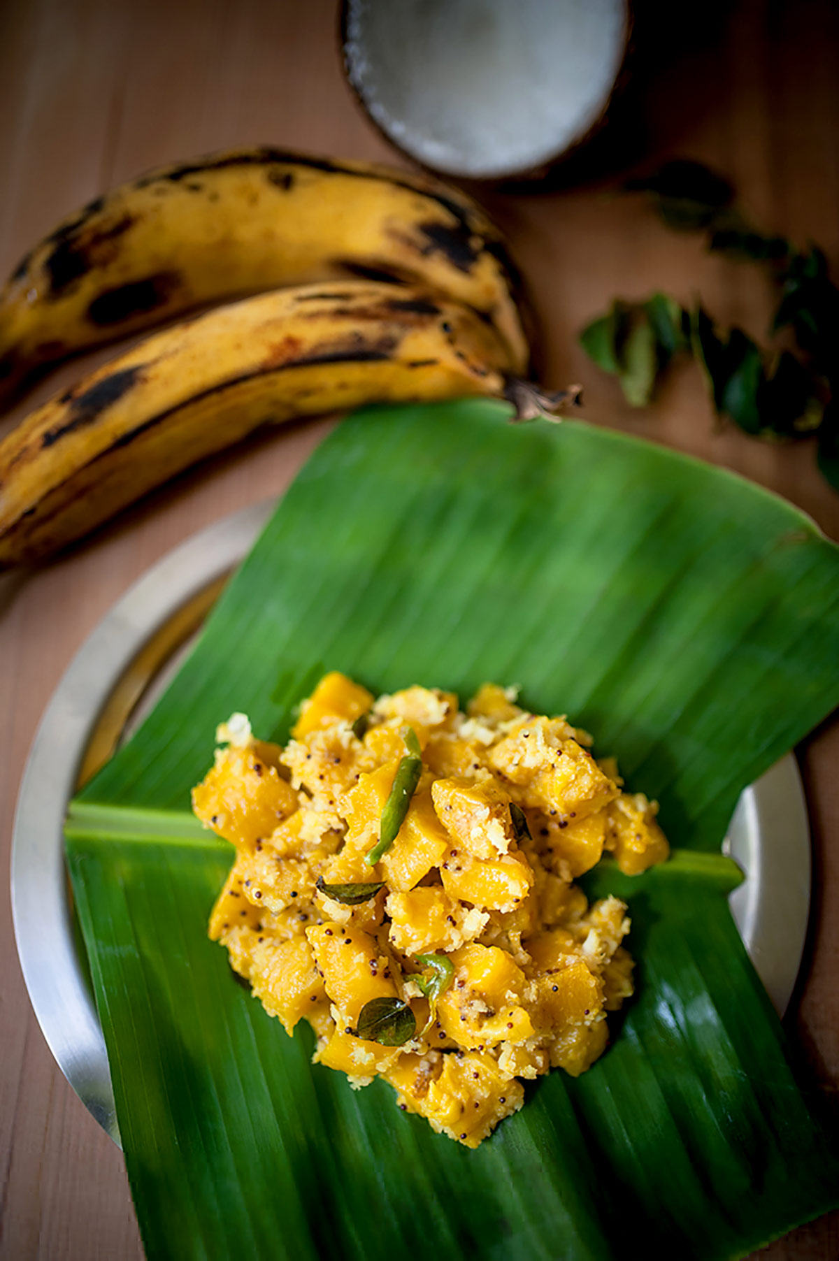 Raw Banana Sabzi