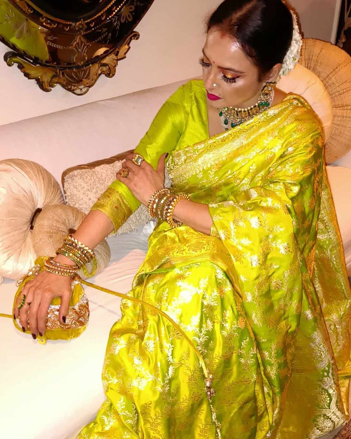 What Makes Rekha Bollywood's Sari Queen