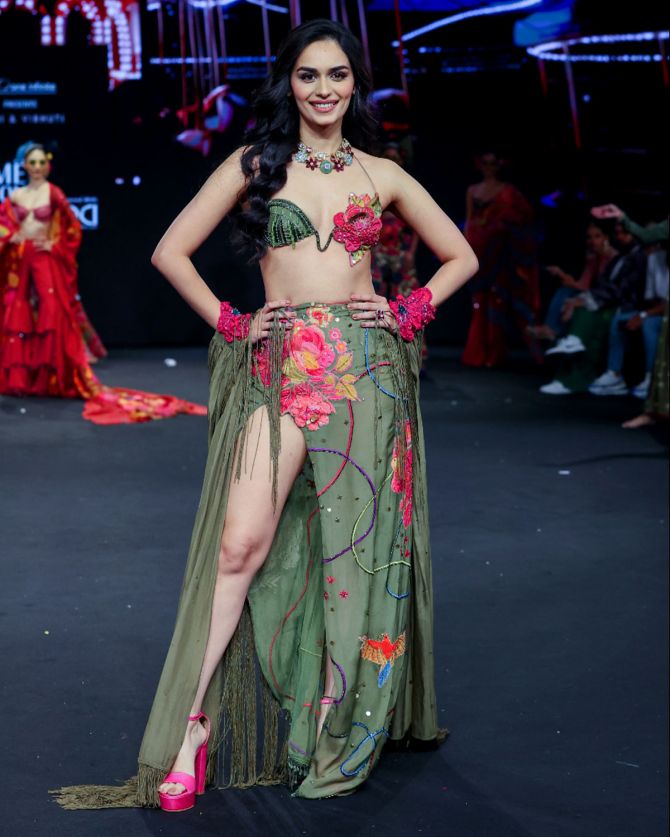 Manushi Chillar at Lakme Fashion Week