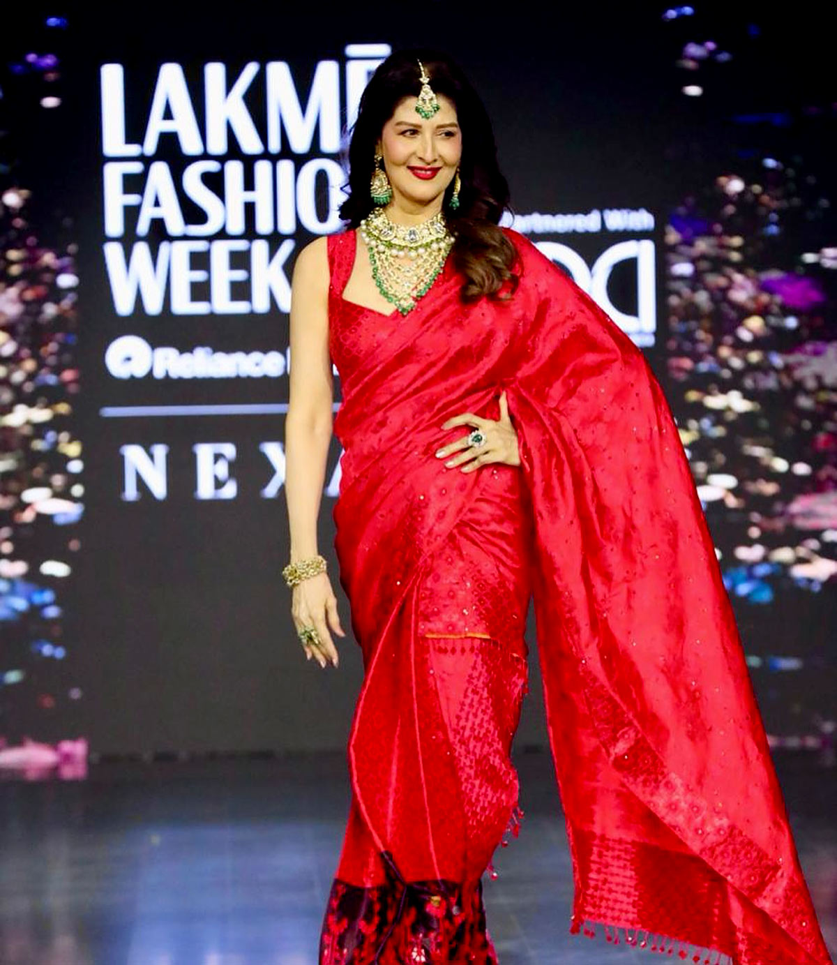 Sangeeta Bijlani at Lakme Fashion Week