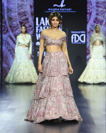 Shilpa Shetty at Lakme Fashion Week