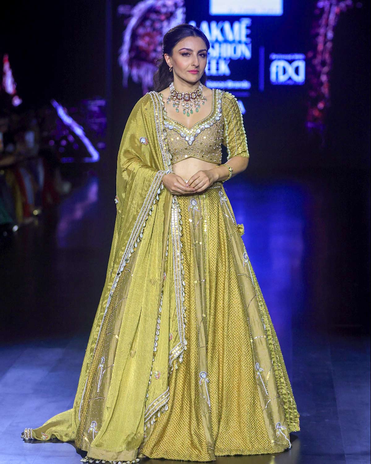 Soha Ali Khan at Lakme Fashion Week