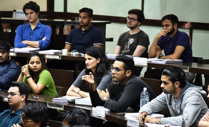 IIM-Ahmedabad students