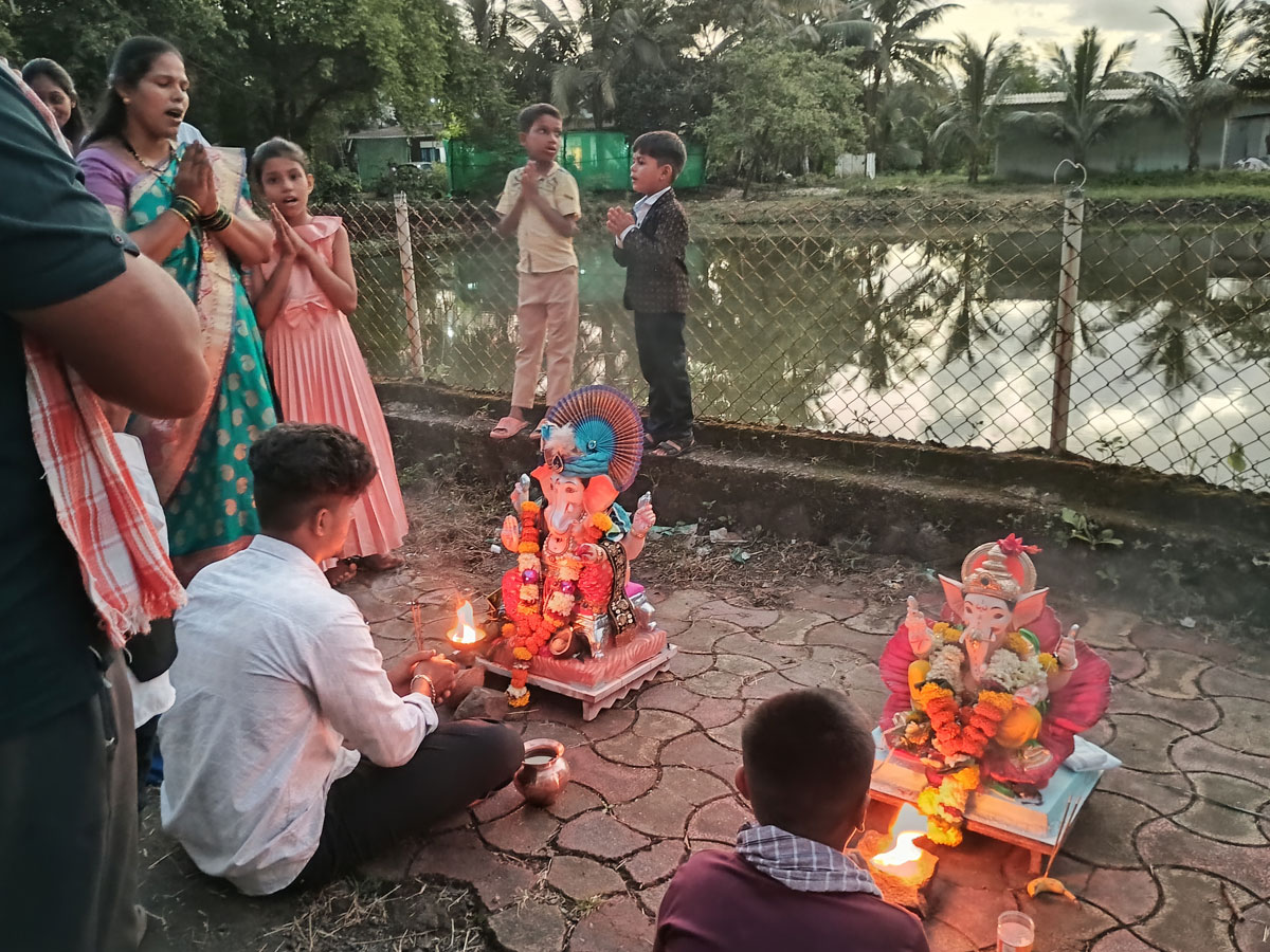 Visarjan formalities