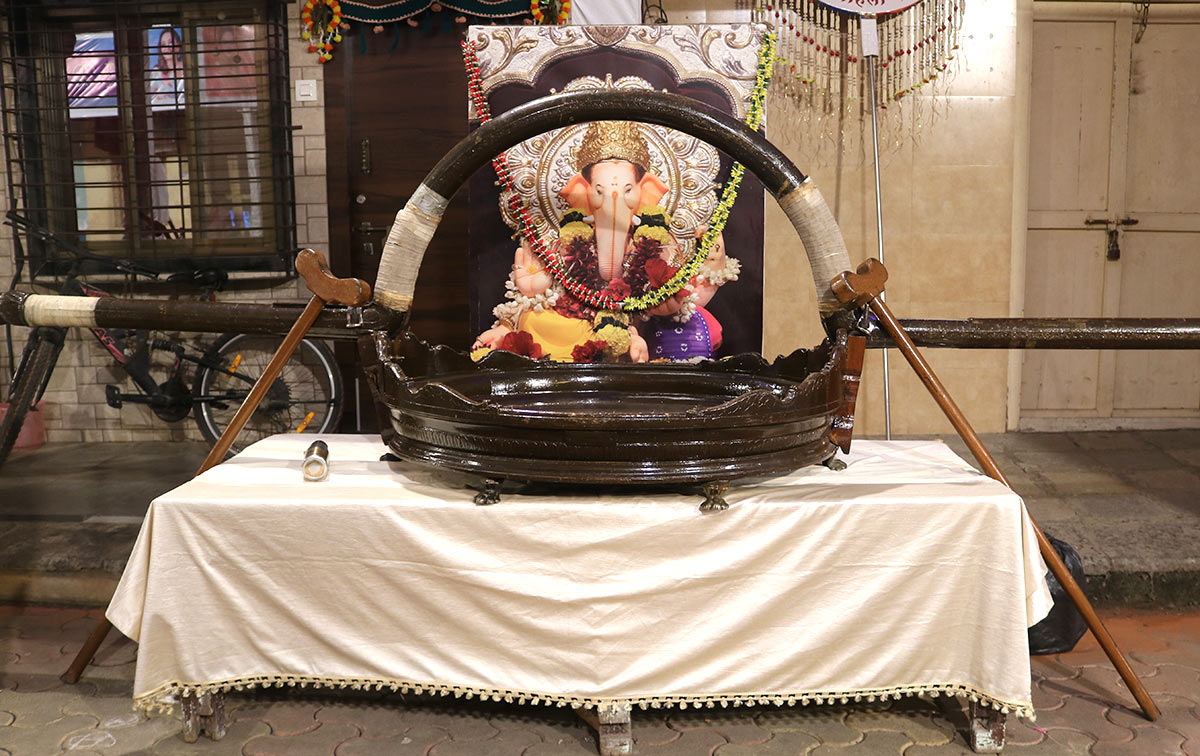 Ganpati at Girgaon's Keshavji Naik Chawl