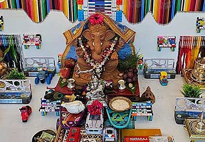 toys and stationery themed Ganesha