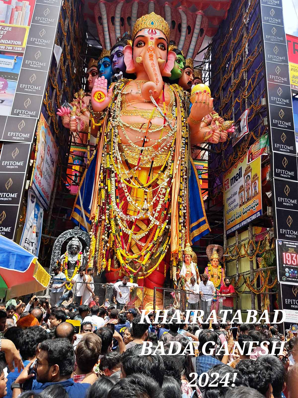 Guess How Tall Hyderabad's Lord Ganesha Is?