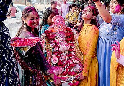 Lord Ganesha visarjan