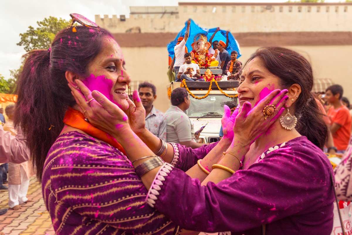 Lord Ganesha's immersion at Maharashtra Mandal, Chandigarh