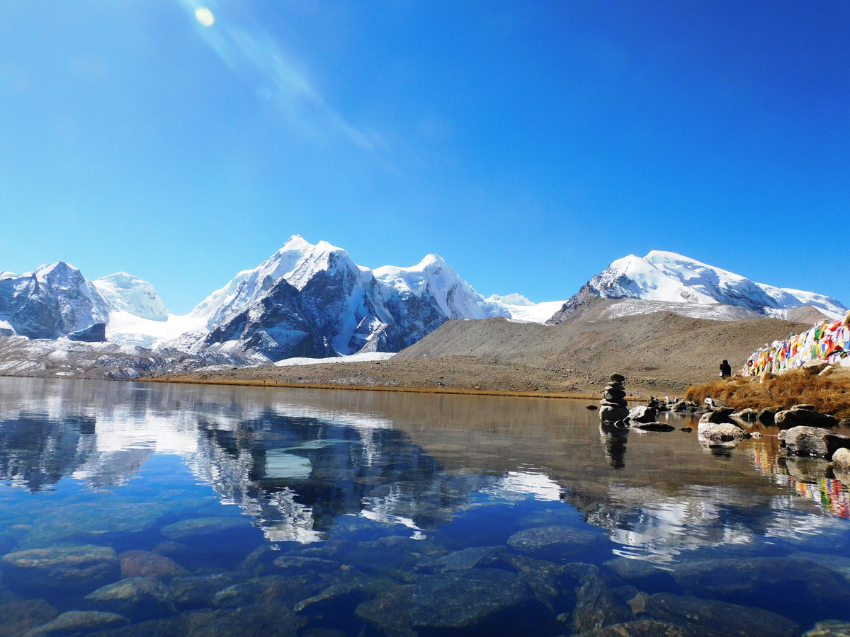 Gurudongmar lake, north Sikkim