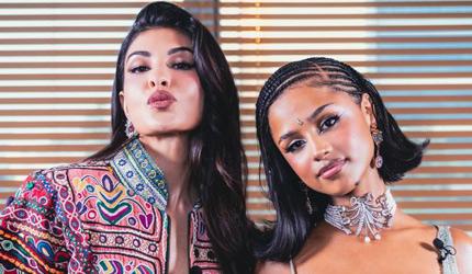 how nancy tyagi designed tyla's sari