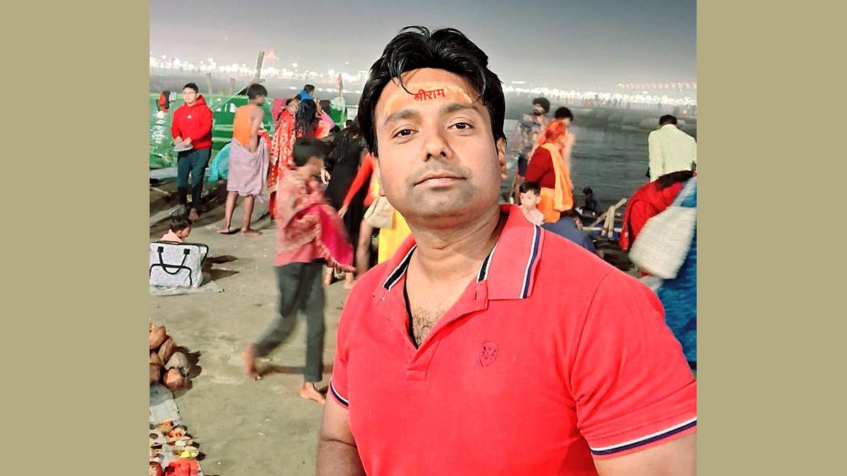 Pramod Prasad at the Maha Kumbh