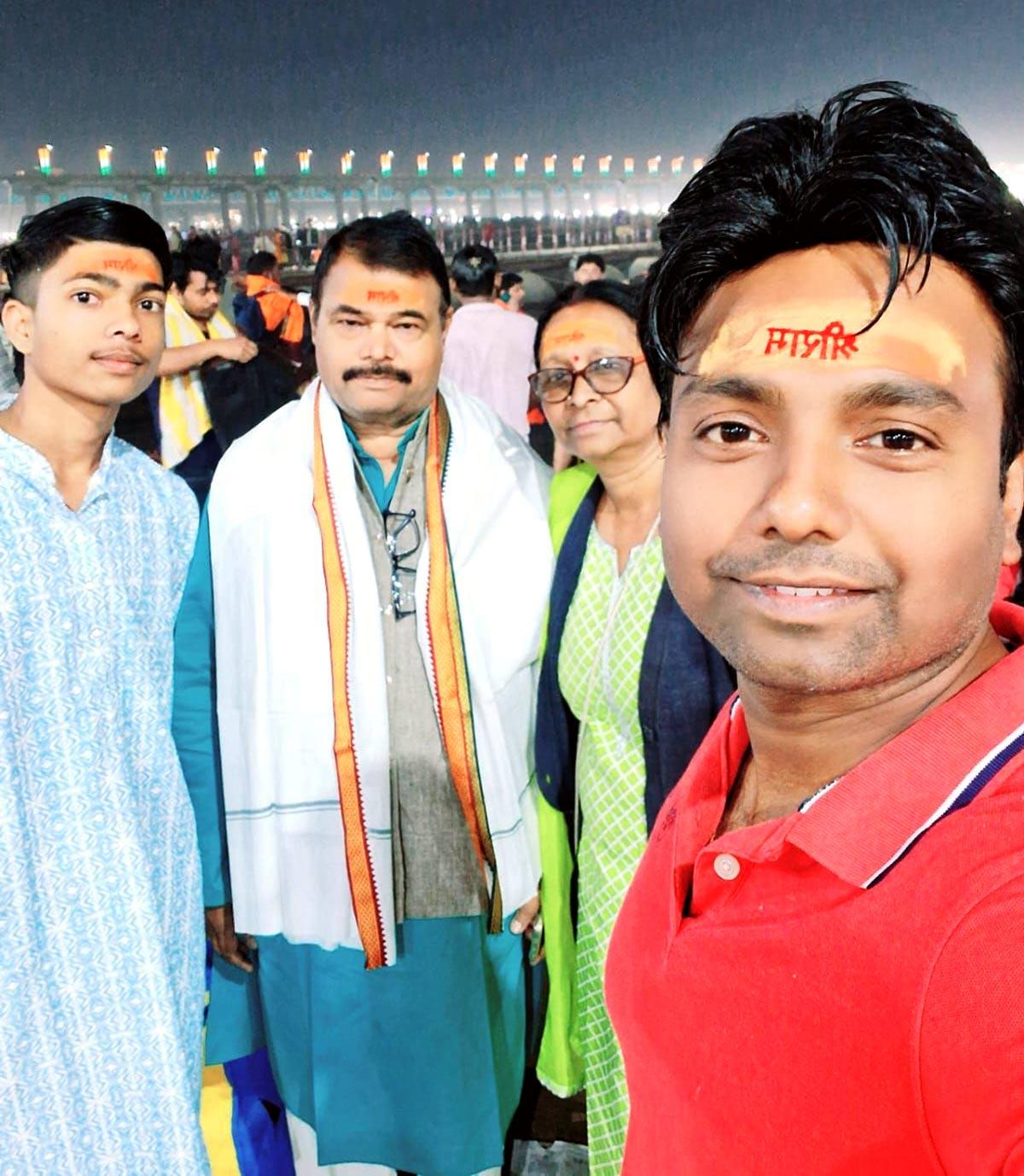 Pramod Prasad at the Maha Kumbh