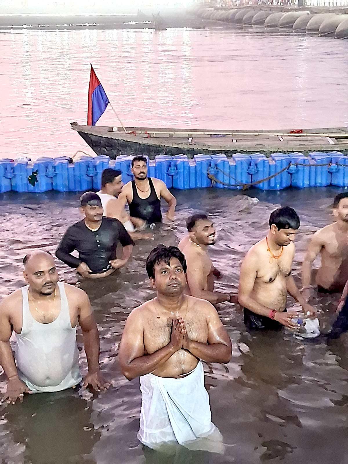 Pramod Prasad at the Maha Kumbh