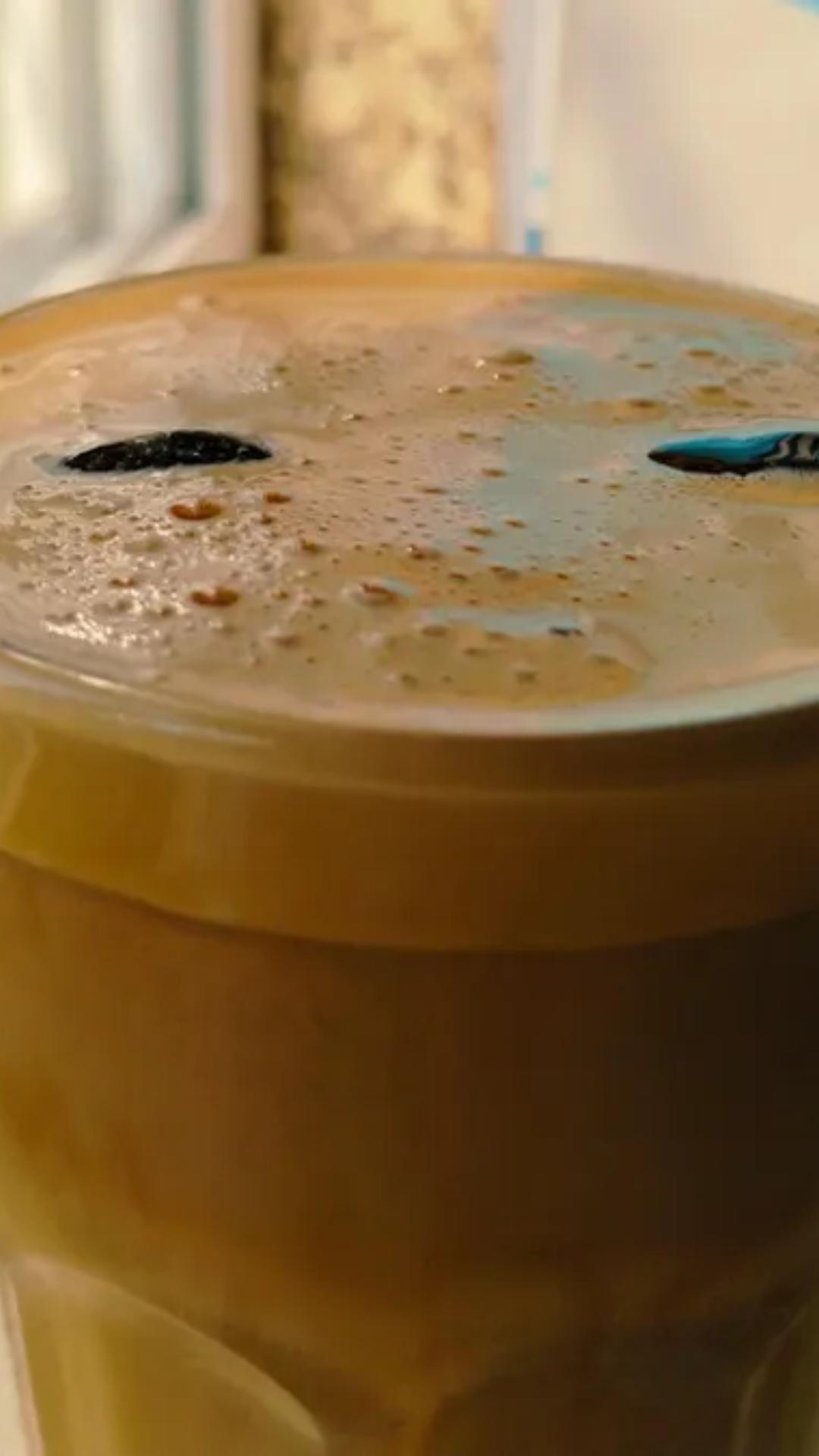 Salted Peanut Butter Iced Latte