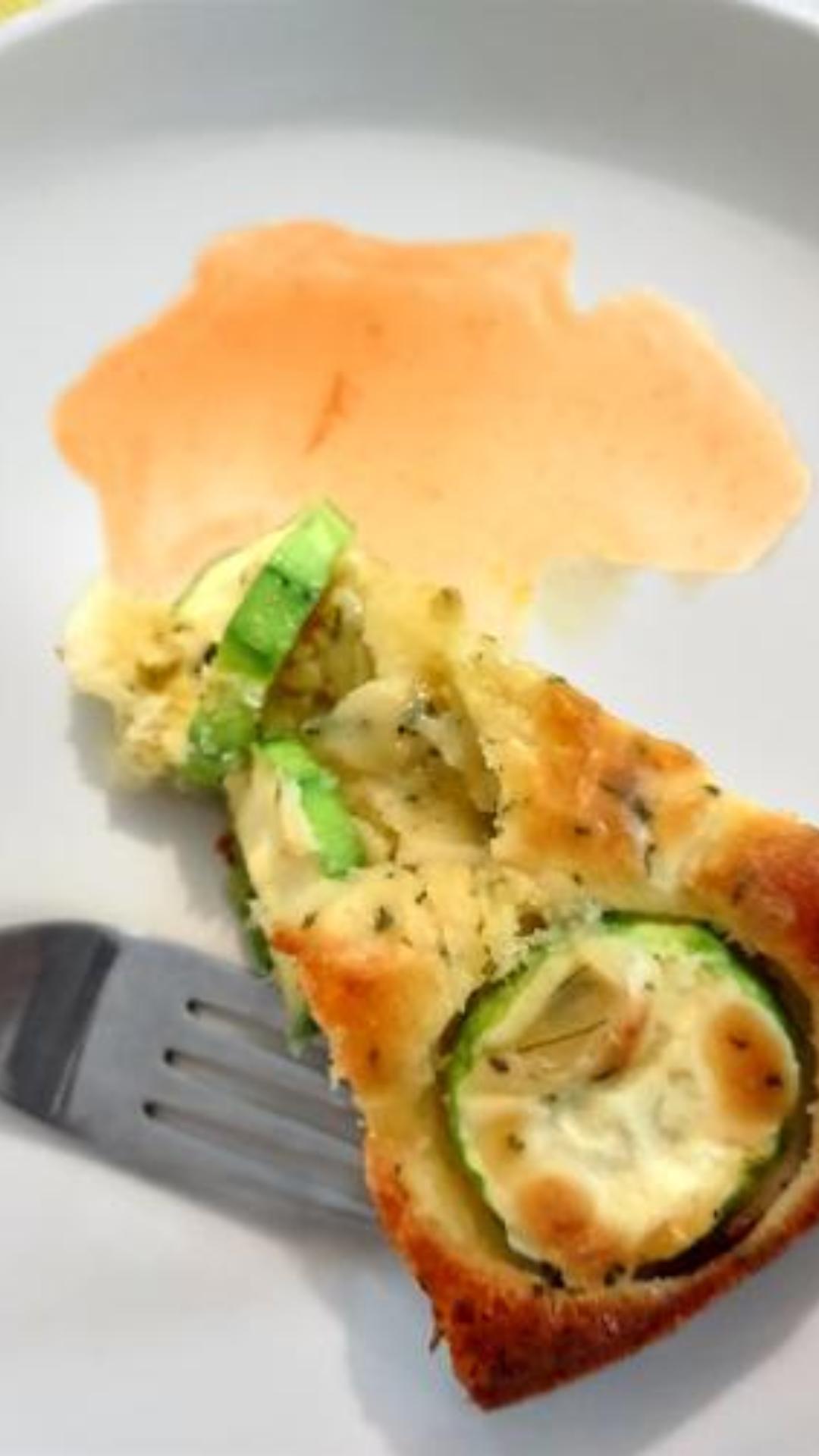 Cheesy Light Zucchini Quiche